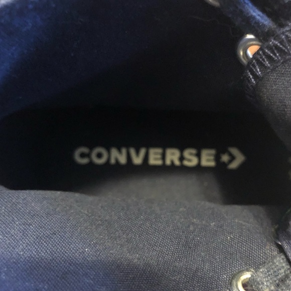 Converse Platform CTAS Lift Ripple Obsidian Navy‎ Floral Sneakers Size 8.5 - Picture 10 of 11